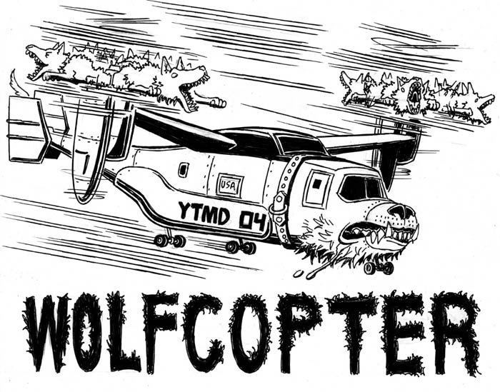 Jason Thompson Presents: Wolfcopter!